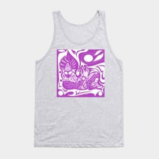 air shoes chak mool alien ecopop pattern Tank Top